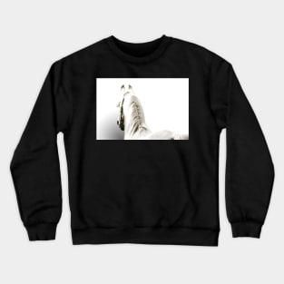 White Arabian Horse Crewneck Sweatshirt